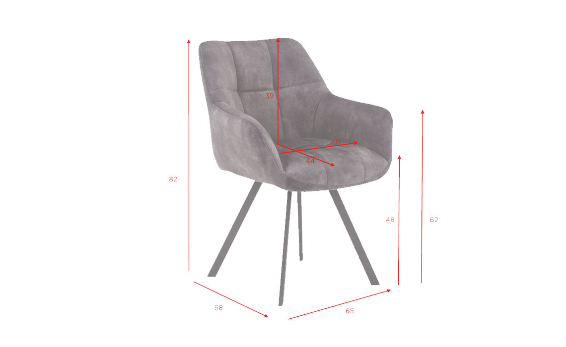 Otto Dining Chair Stone Blue