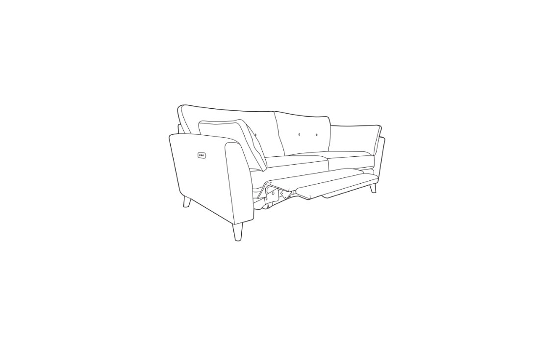 Peyton Large Sofa With Power Footrest