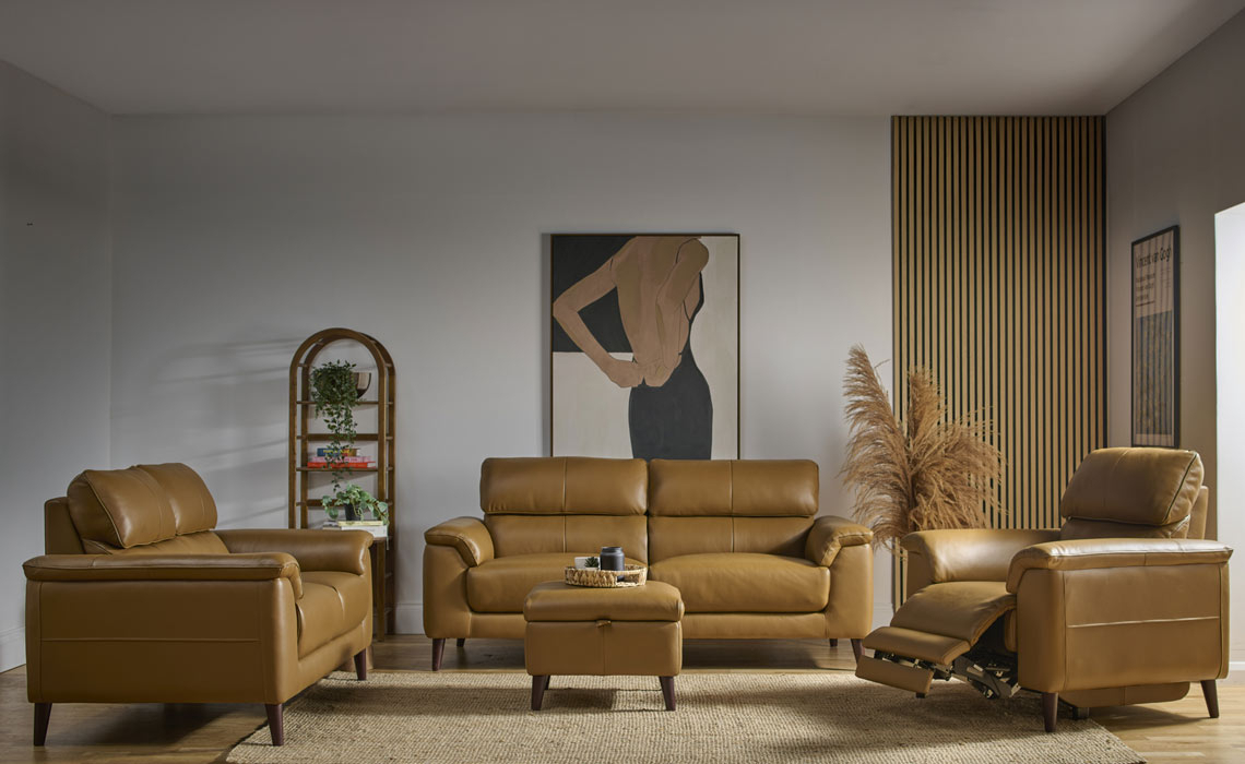 Libra 2 Seater Electric Reclining Sofa