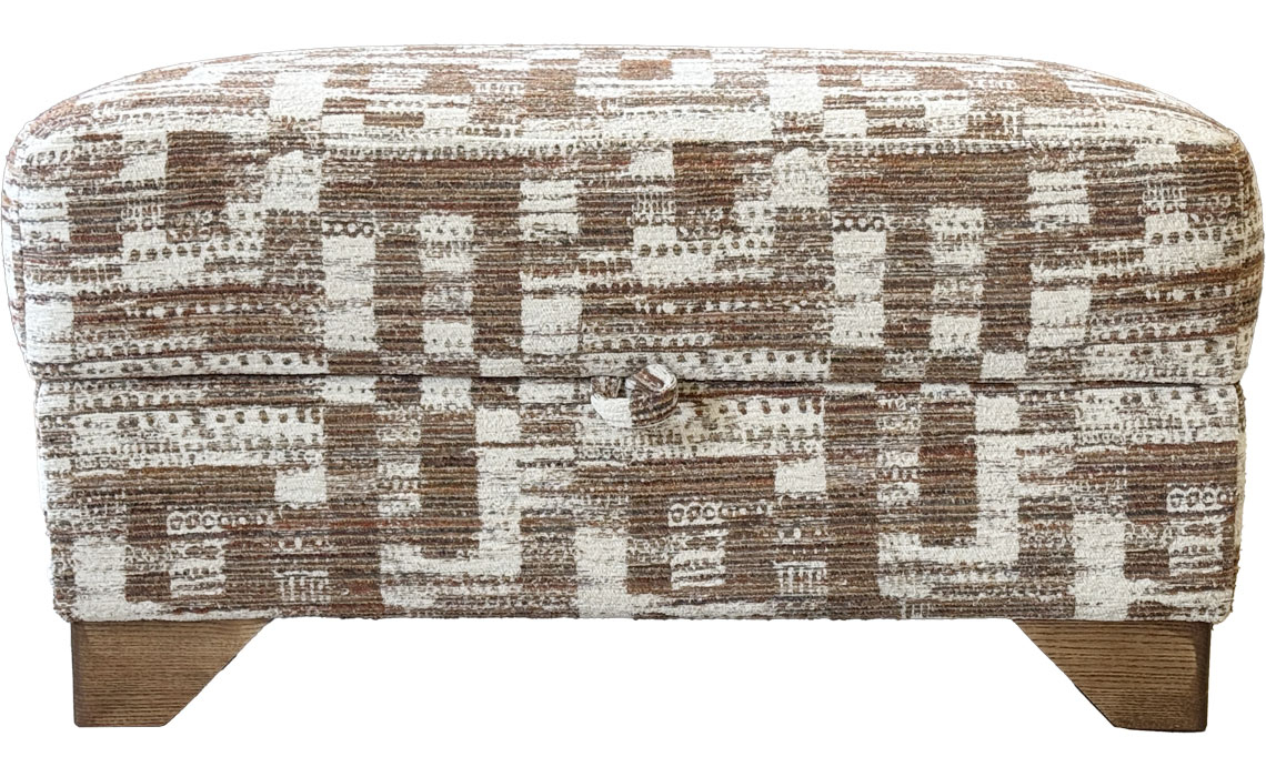 Large Ashwood Storage Foot Stool