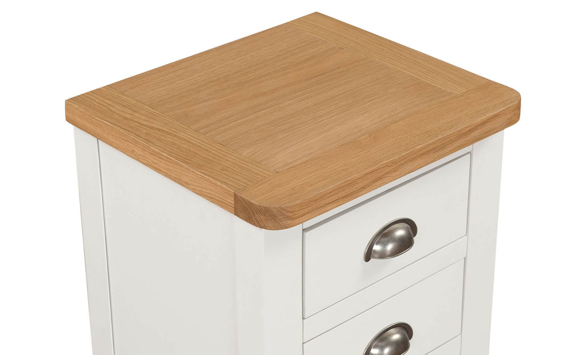 Maldon Painted 3 Drawer Bedside