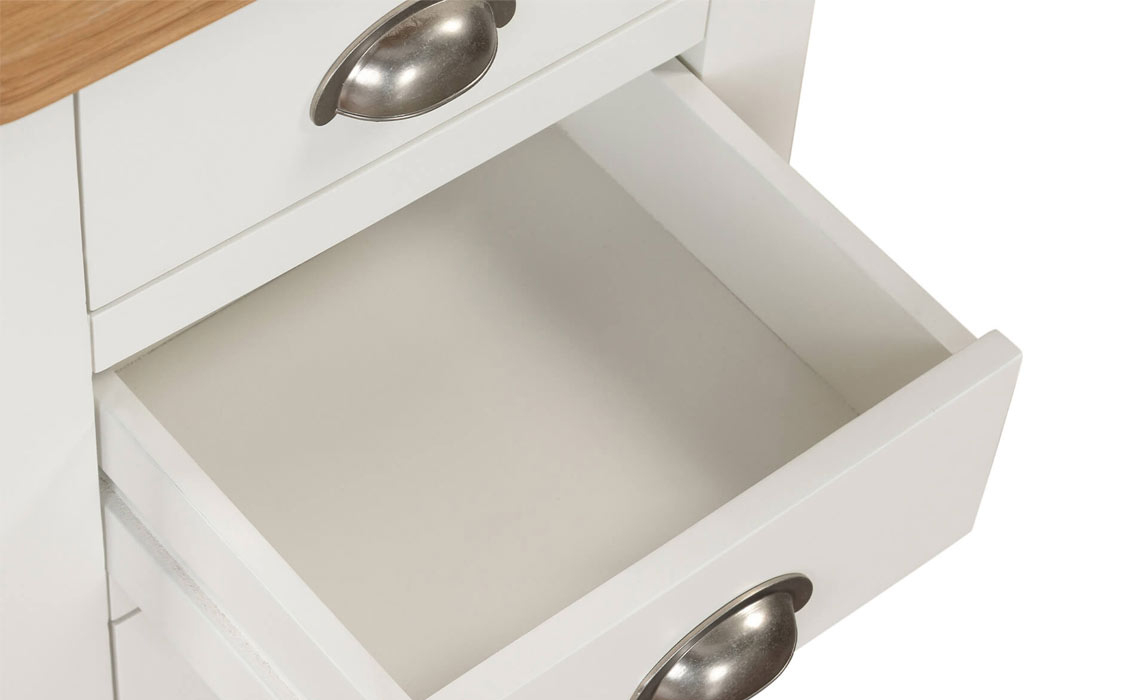 Maldon Painted 3 Drawer Bedside