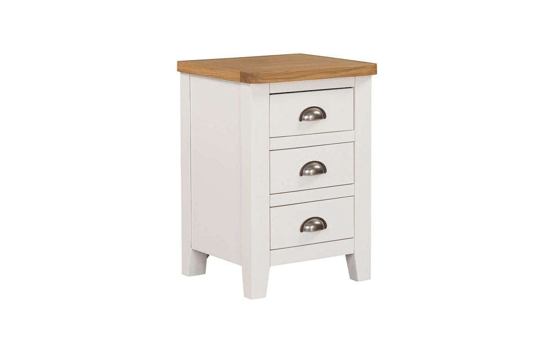 Maldon Painted 3 Drawer Bedside