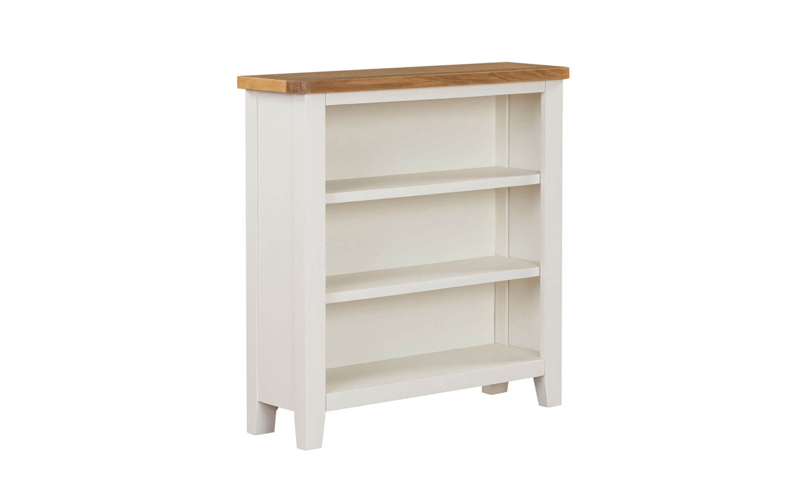 Maldon Painted Low Wide Bookcase