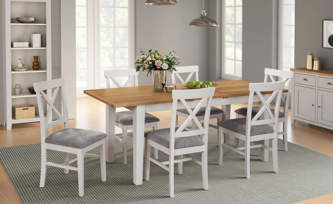 Maldon Painted Extending Dining Table 120-160cm