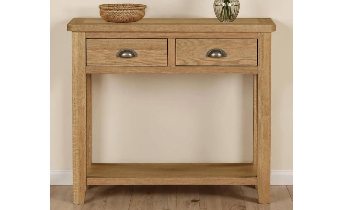Maldon Oak Console Table