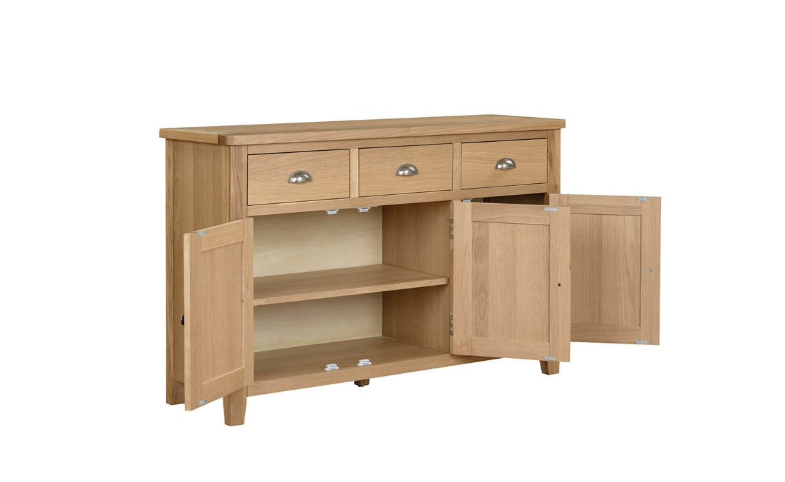 Maldon Oak Large Sideboard