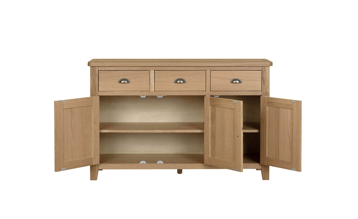 Maldon Oak Large Sideboard