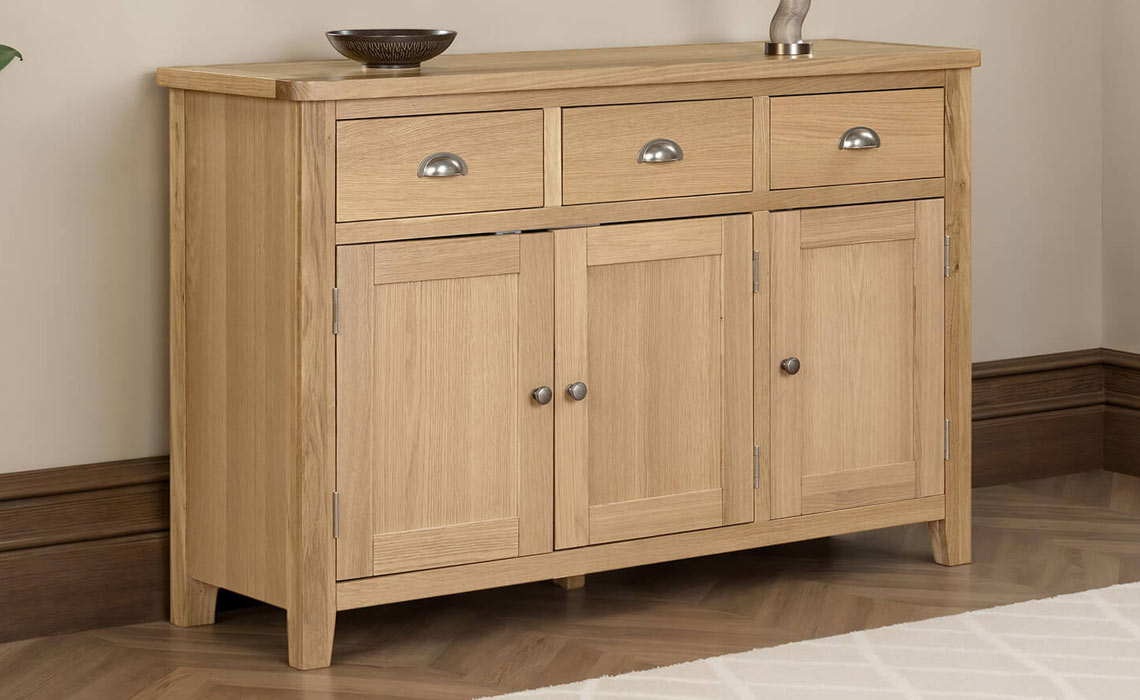 Maldon Oak Large Sideboard