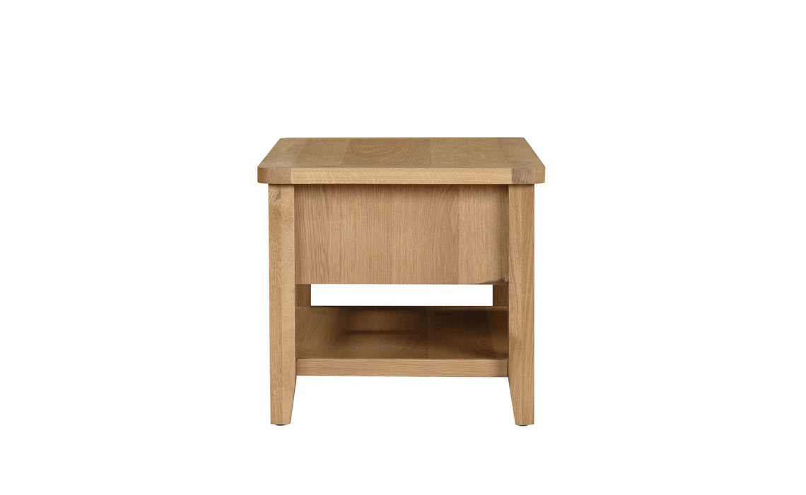 Maldon Oak Coffee Table With Drawer