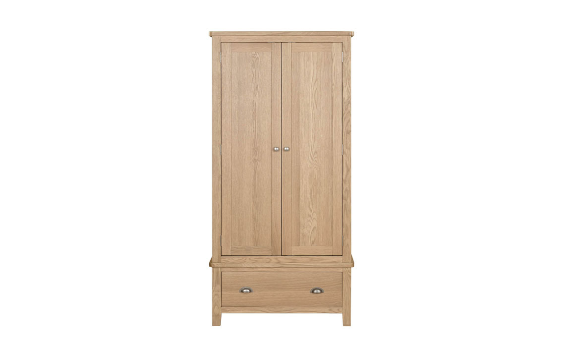 Maldon Oak 2 Door Wardrobe