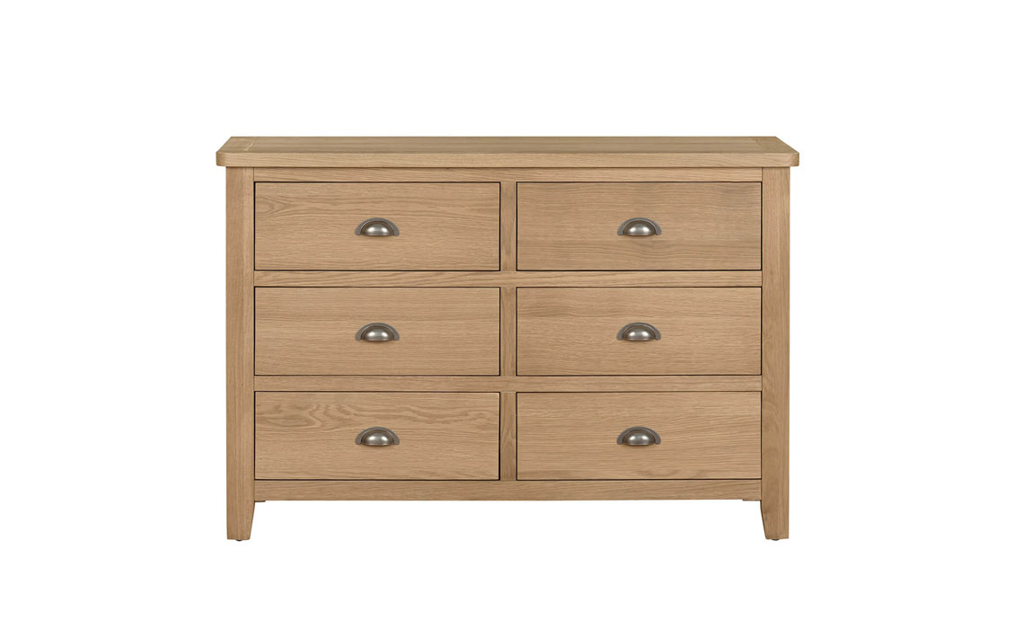 Maldon Oak 6 Drawer Chest