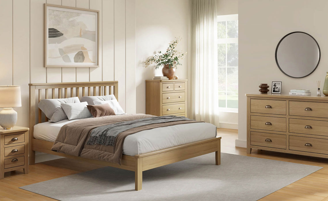 Maldon Oak 5ft Bed Frame
