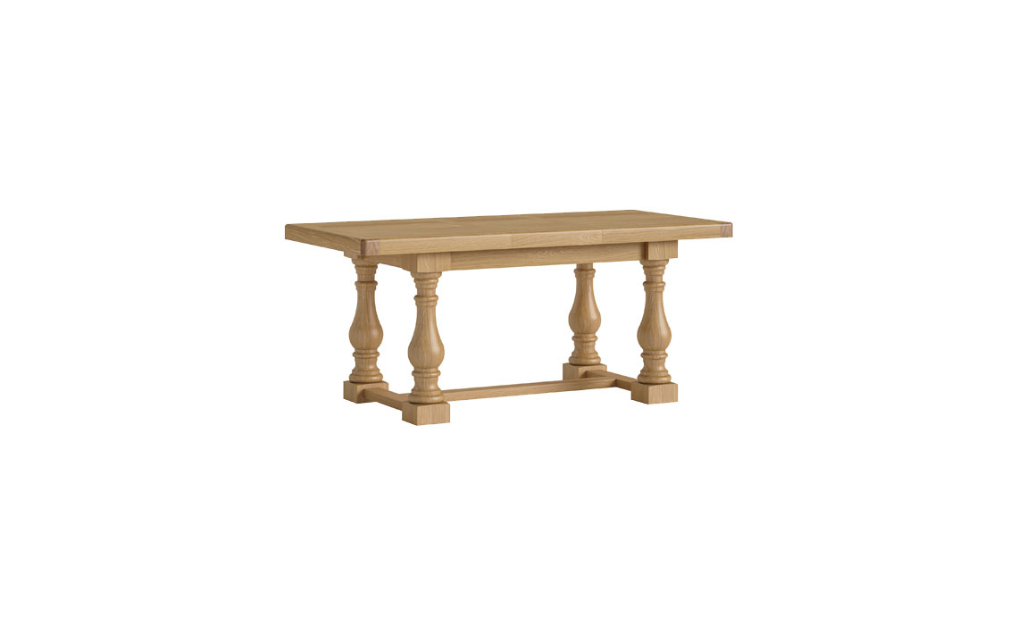 Kensington Oak 140-185cm Trestle Dining Table