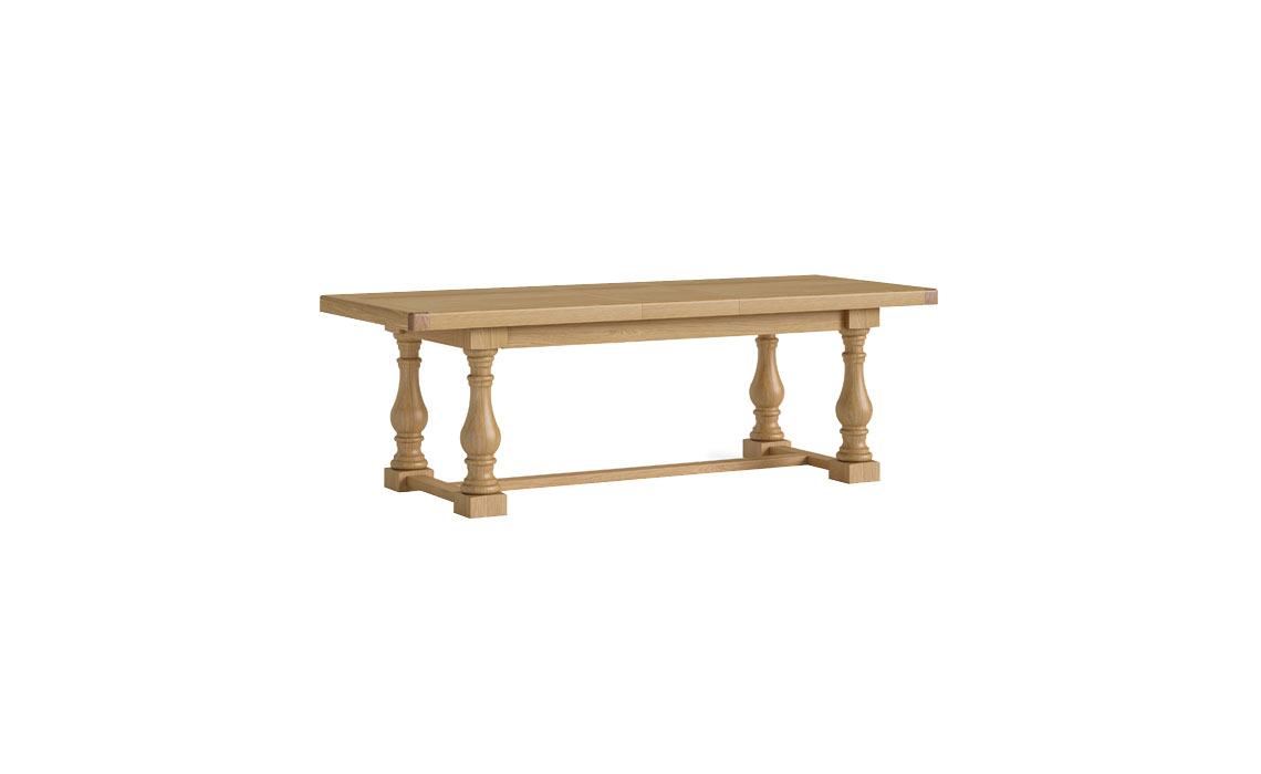 Kensington Oak 200-245cm Trestle Dining Table