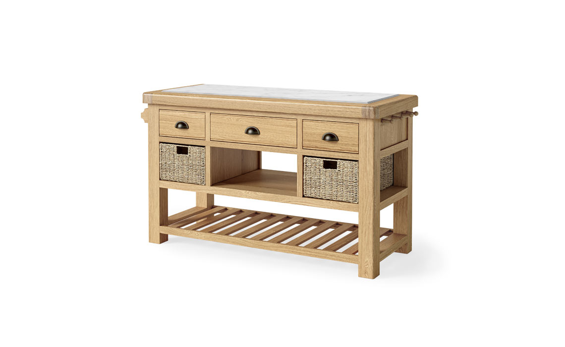 Kensington Oak Large Kitchen Island