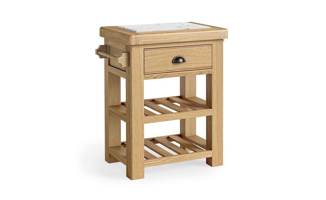 Kensington Oak Small Kitchen Island