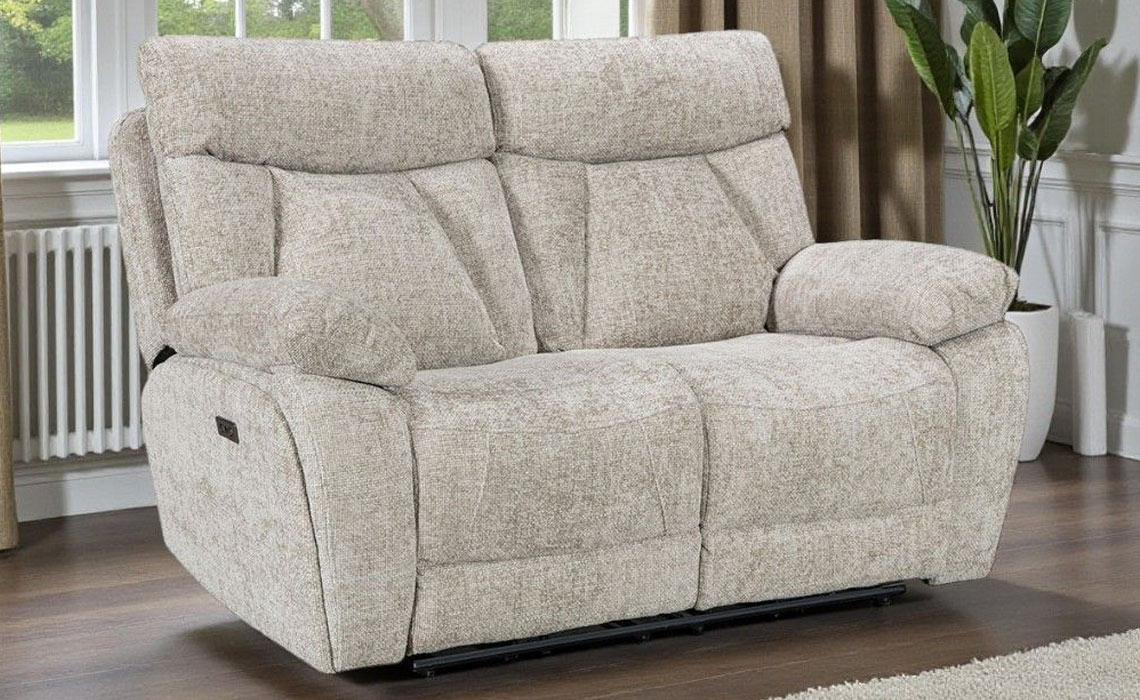 Genoa Electric Reclining 2 Seater Sofa