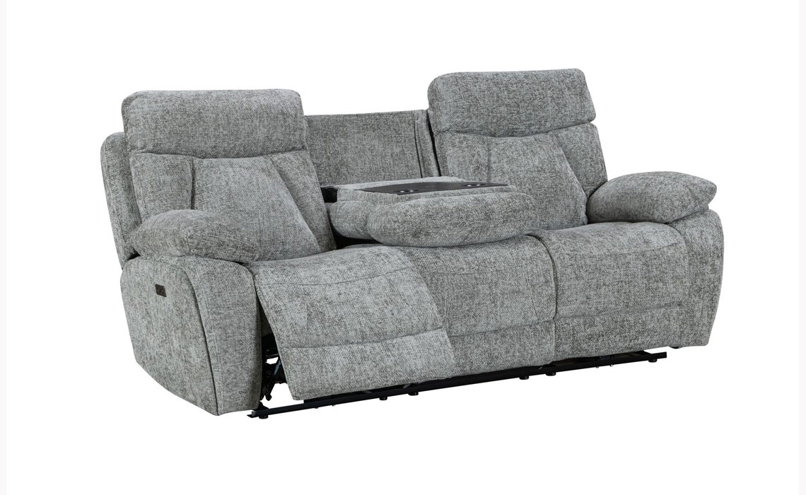 Genoa Electric Reclining 3 Seater Reclining Sofa
