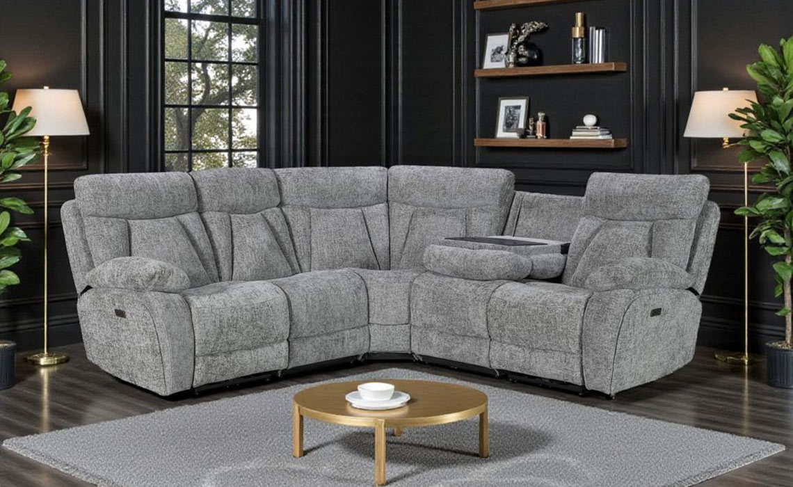Genoa Corner Electric Reclining Sofa (5 Seater)  