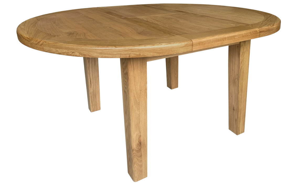 Elsham Round Extending Dining Table 116-156cm