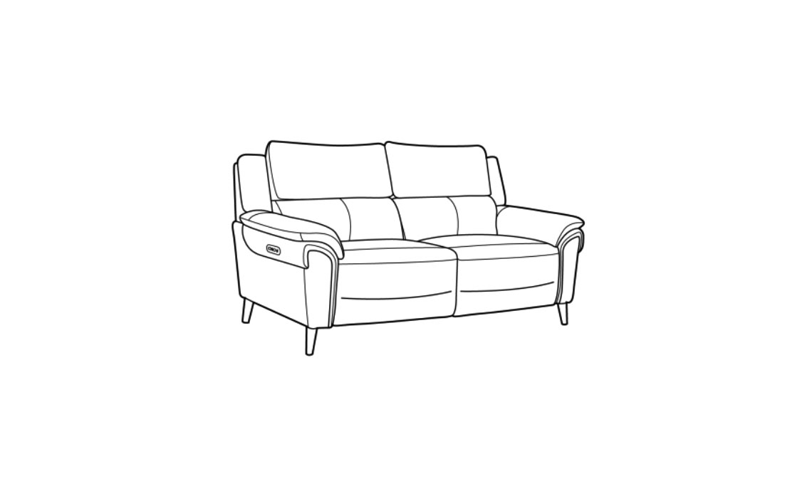 Valetta 2 Seater Power Recliner 