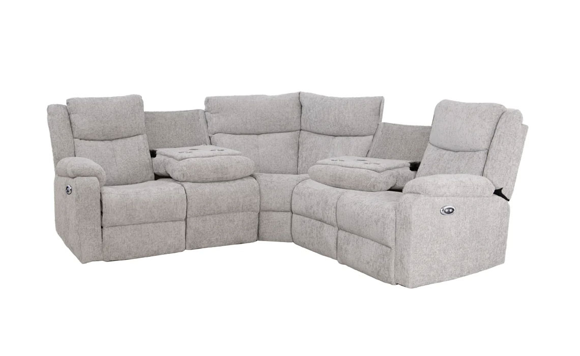 Giovani Electric Reclining Corner Sofa 