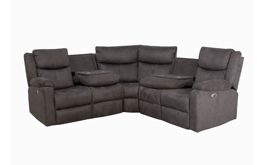Giovani Electric Reclining Corner Sofa 