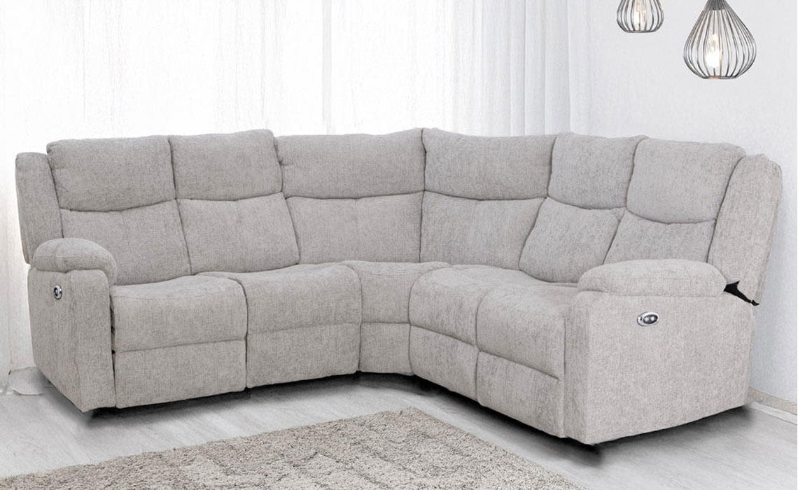 Giovani Electric Reclining Corner Sofa 
