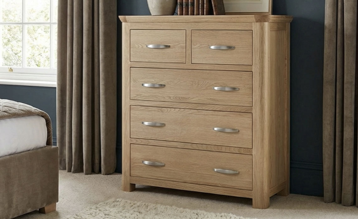 Delamere Oak 2 Over 3 Chest