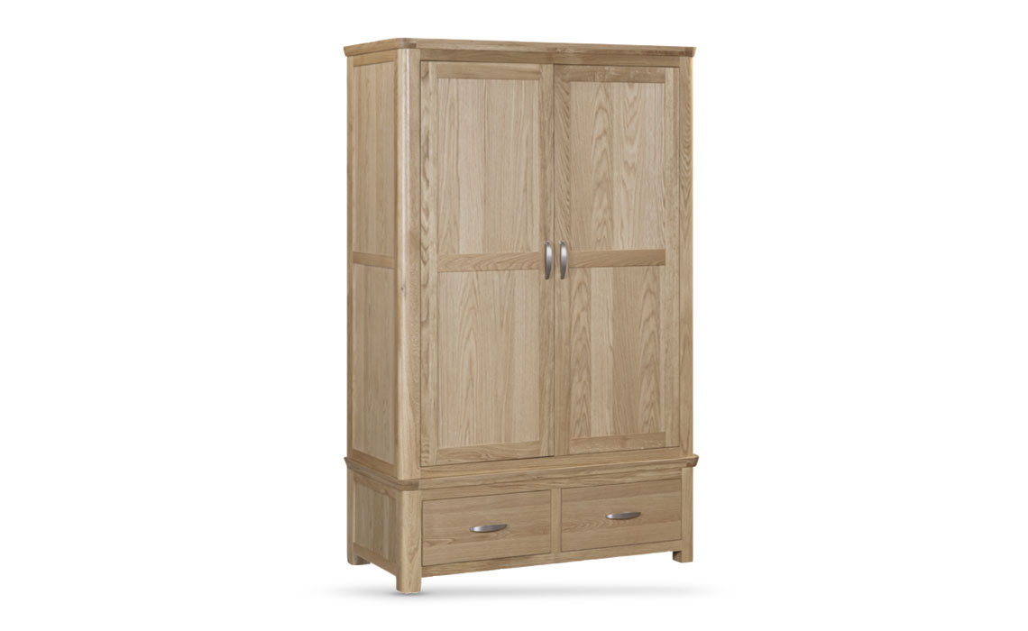 Delamere Oak 2 Door Wardrobe