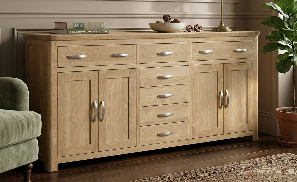 Delamere Oak Grand Sideboard
