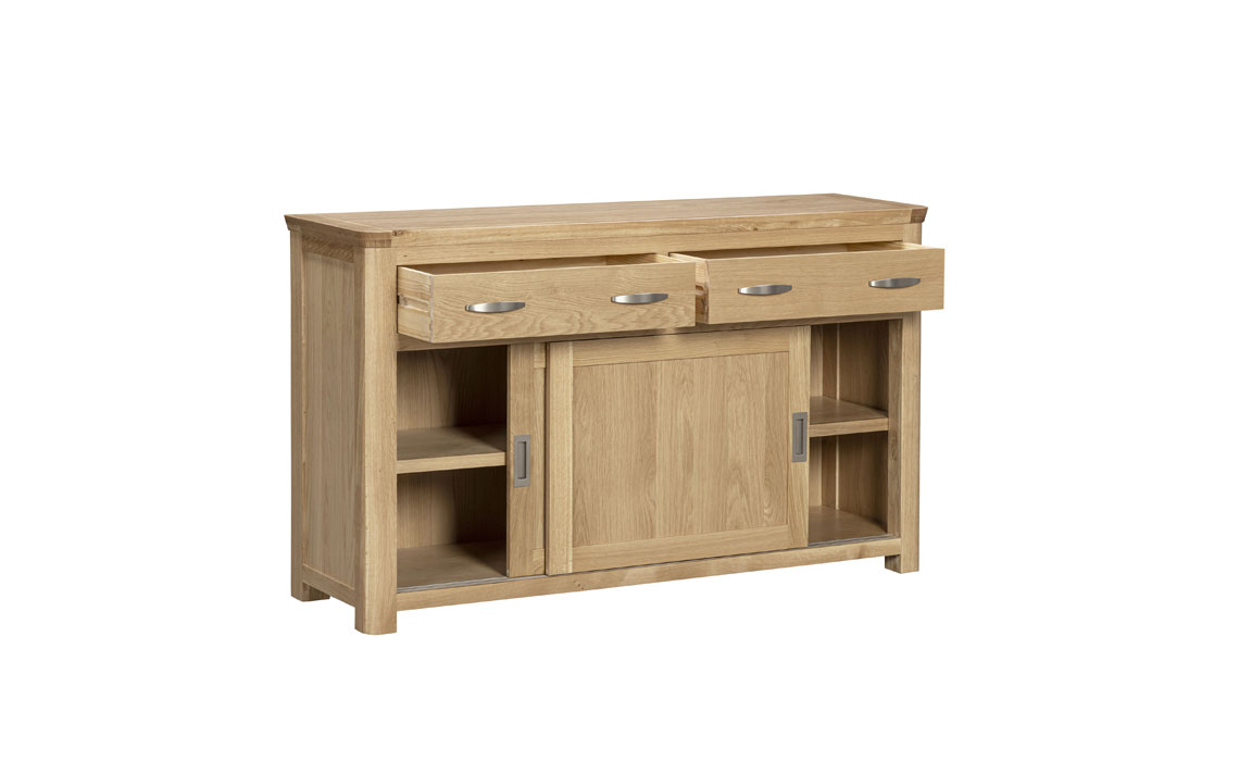 Delamere Oak Sliding Door Sideboard