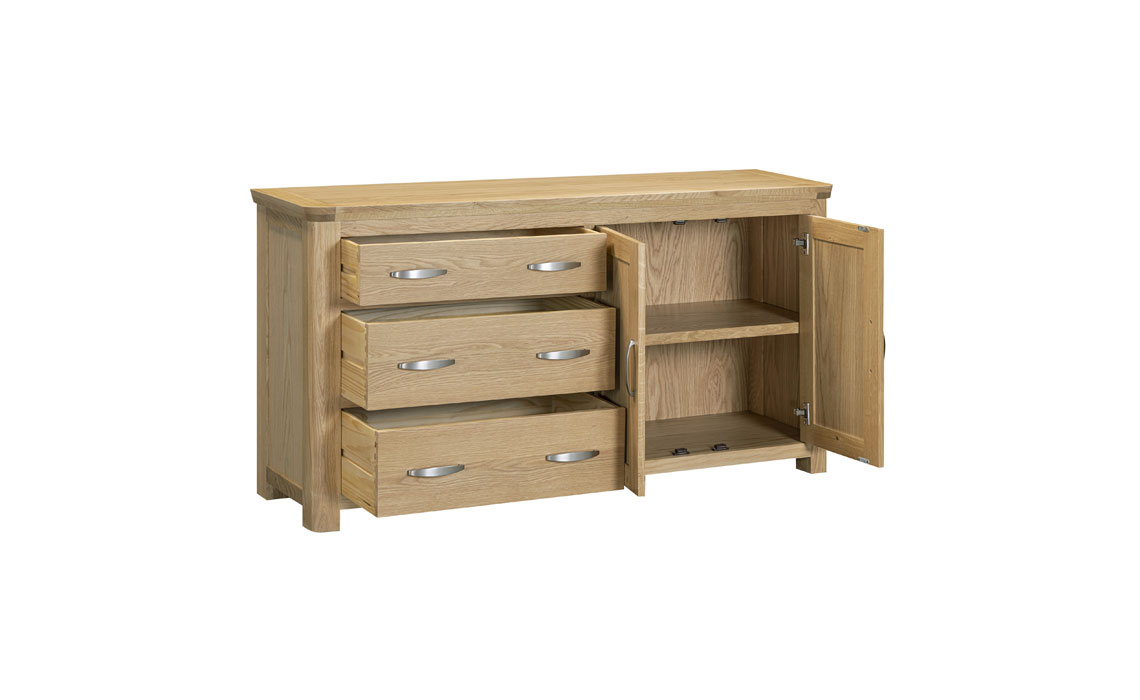 Delamere Oak Large Sideboard