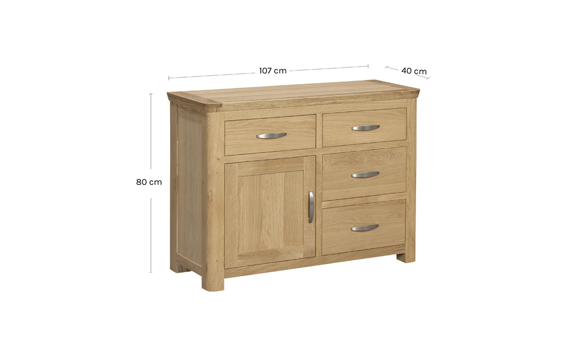 Delamere Oak Small Sideboard