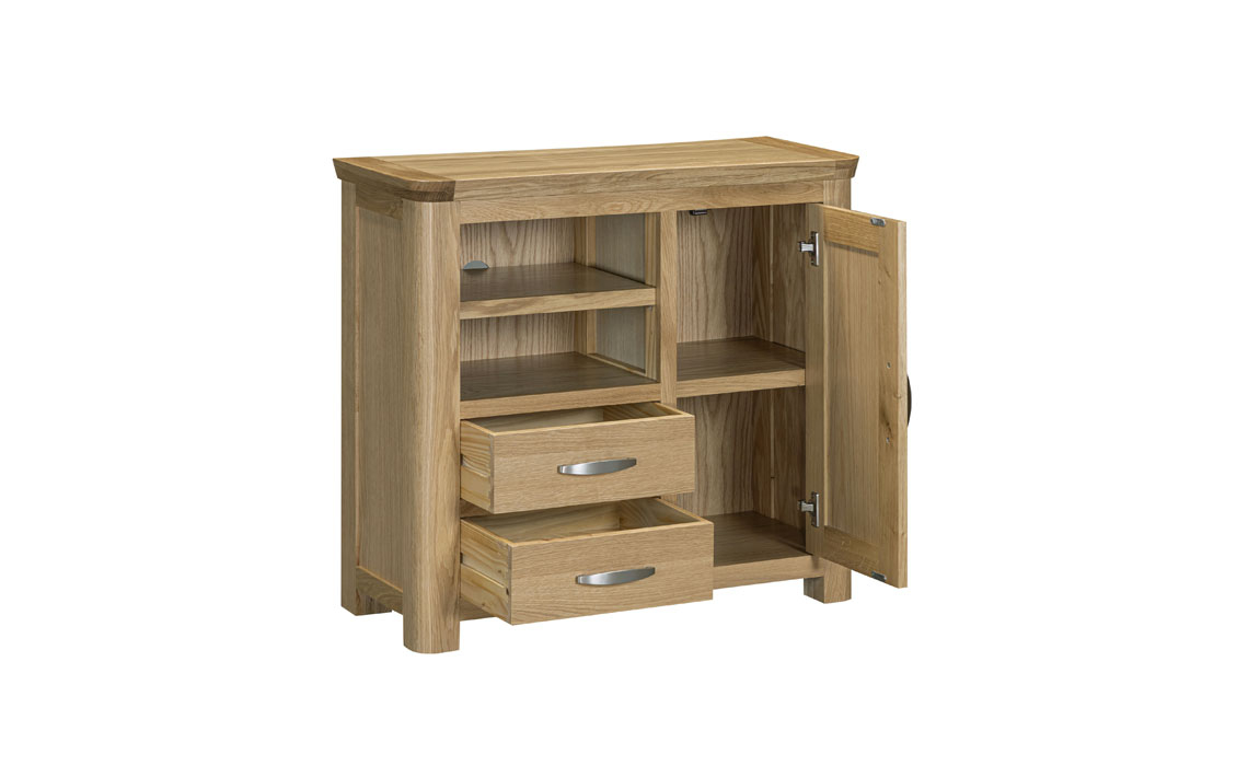 Delamere Oak Media Sideboard