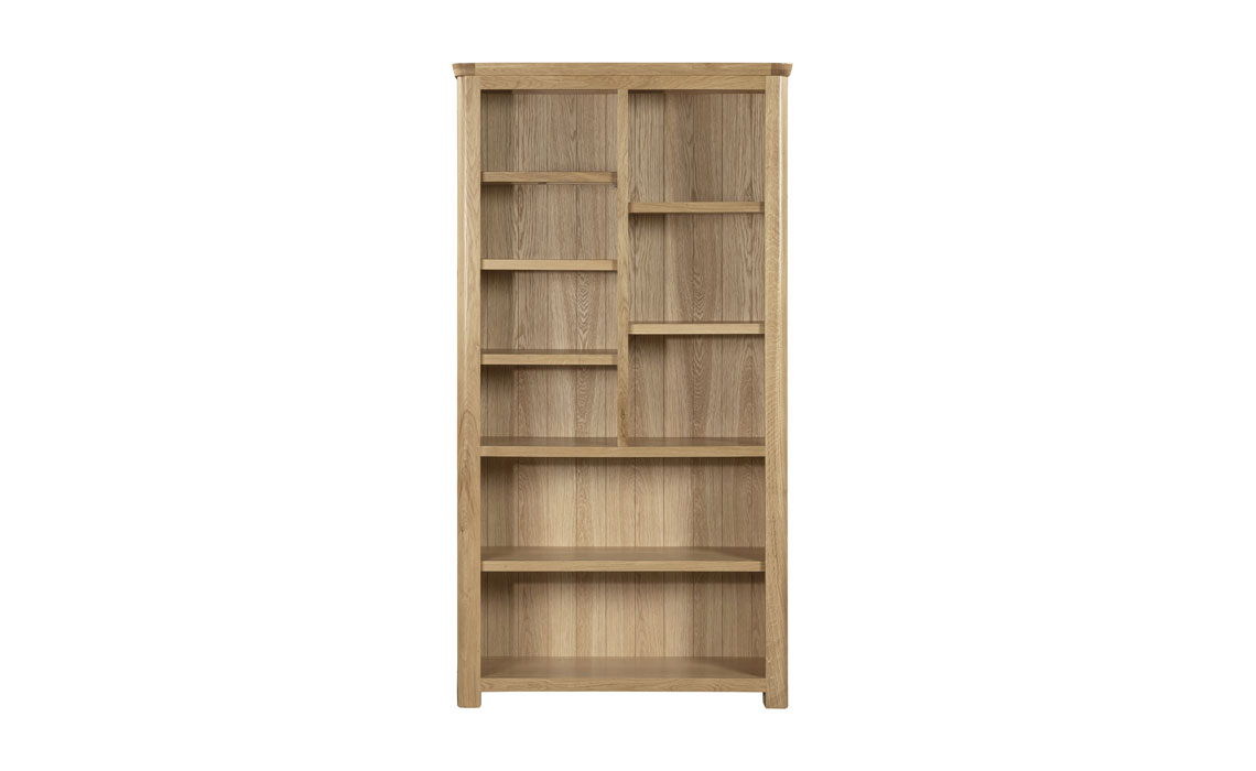 Delamere Oak High Bookcase