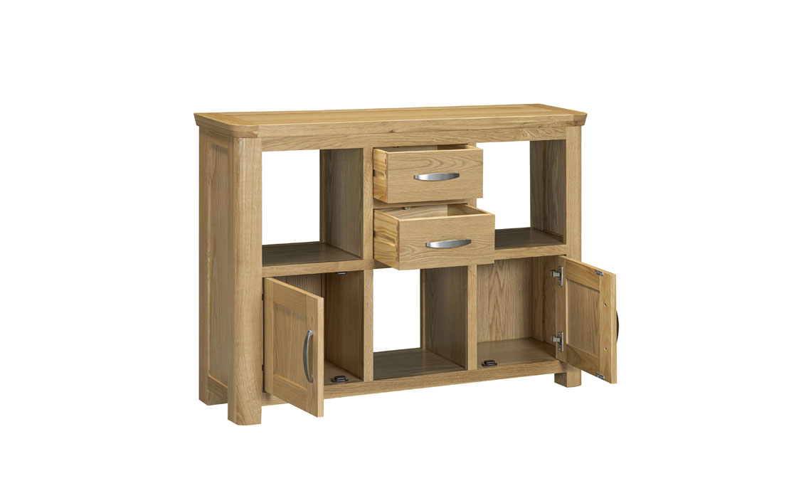 Delamere Oak Low Display Unit