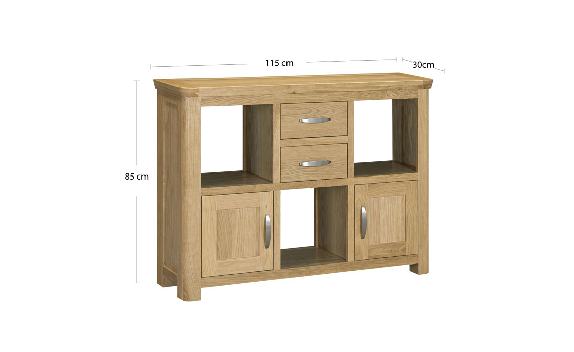 Delamere Oak Low Display Unit