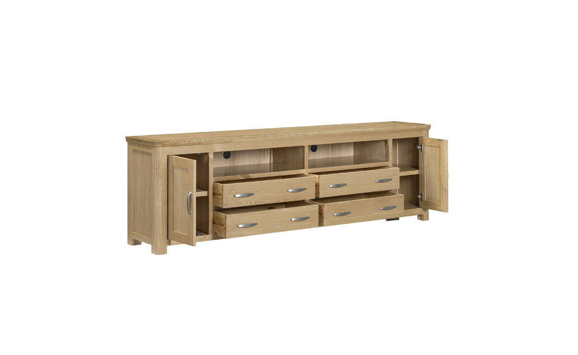Delamere Oak Media Centre - (Base Unit)