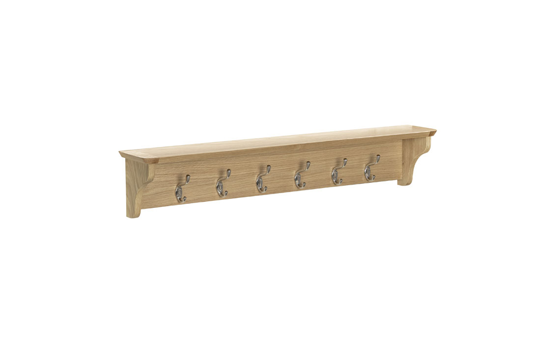 Delamere Oak Coat Rack