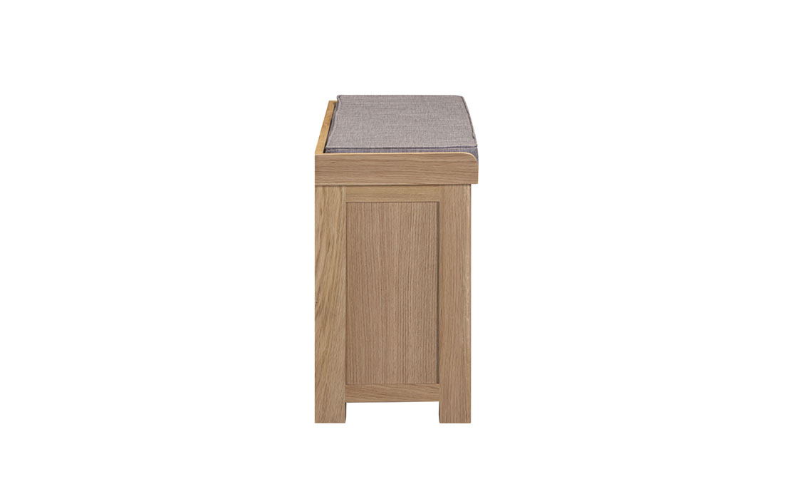 Delamere Oak Shoe Bench