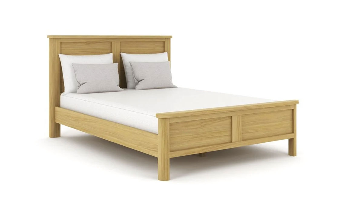 Healey Oak 4ft6 Double Bed Frame Bed