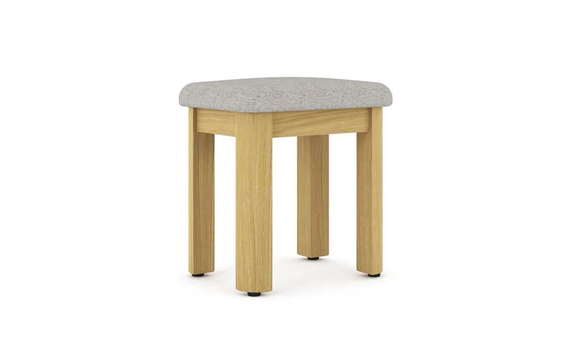 Healey Oak Dressing Stool