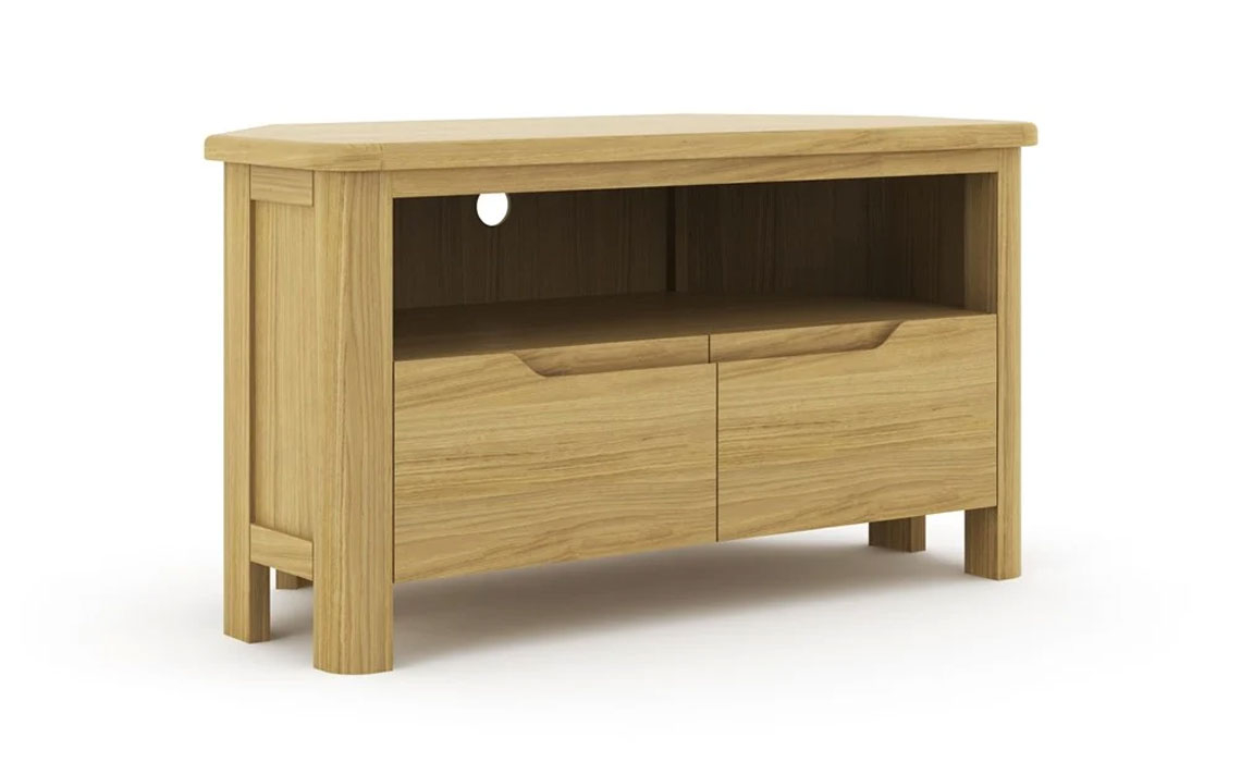 Healey Oak Corner TV Unit