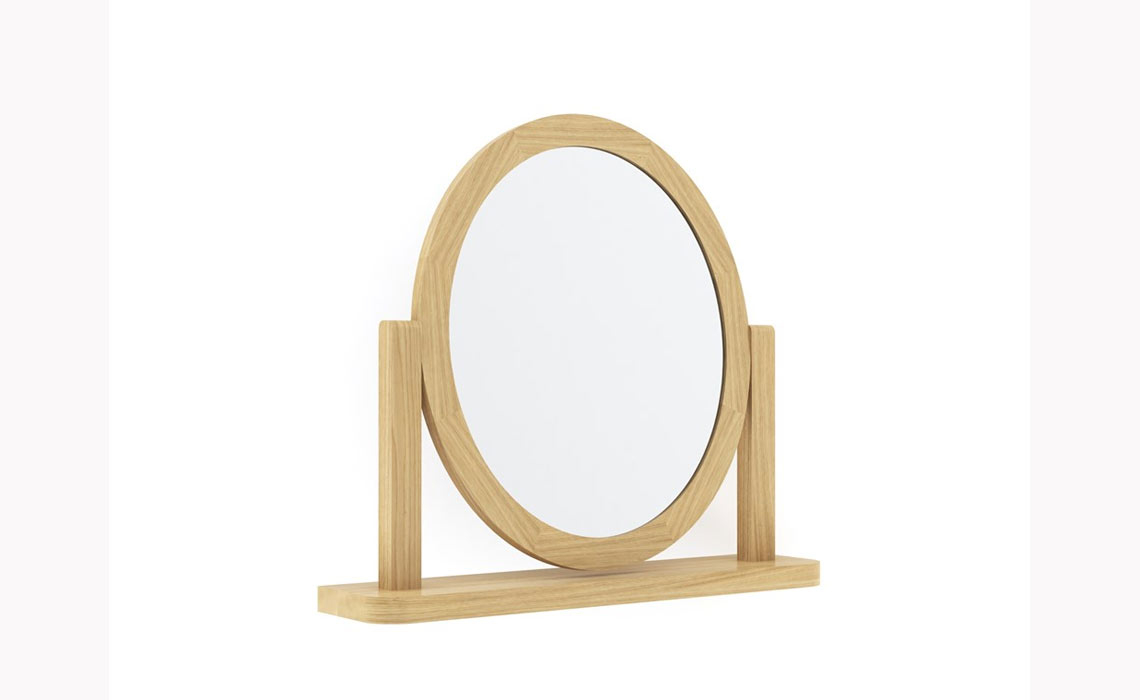 Hanson Oak Oval Mirror
