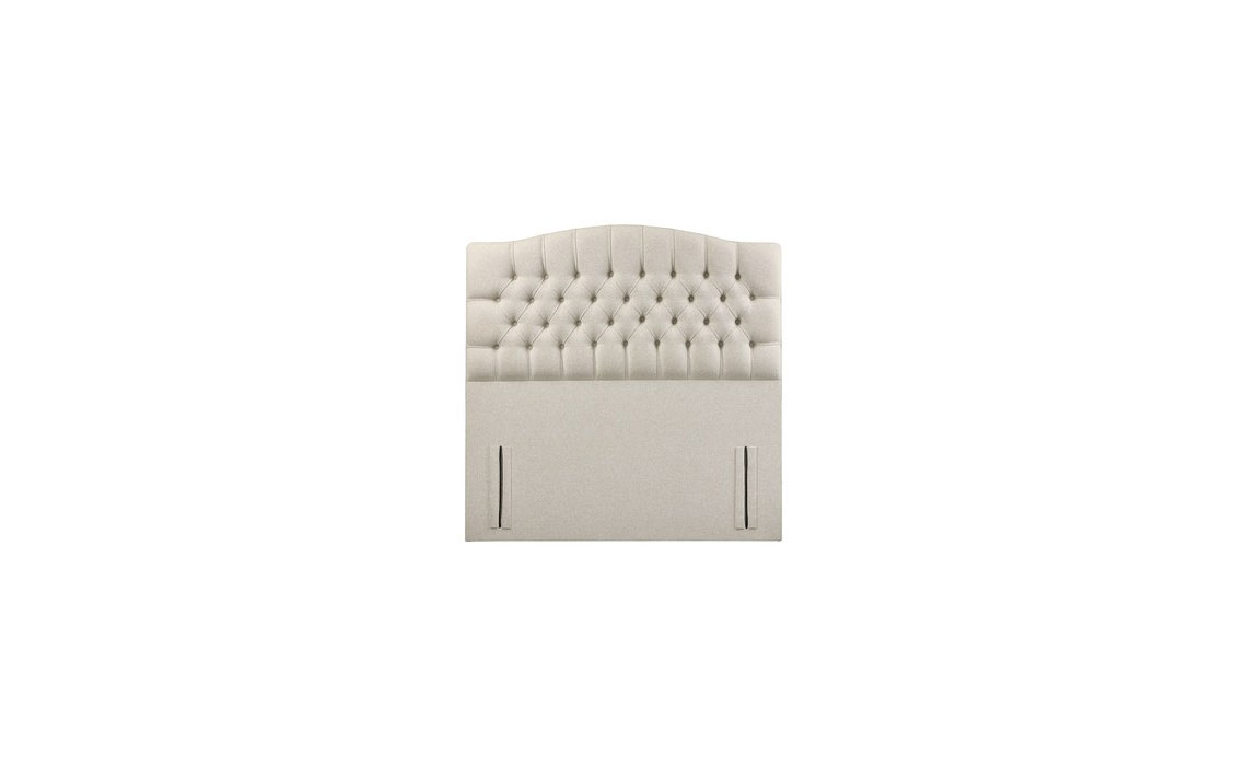 4ft6 Curve Chesterfield 54" Floor Standing Headboard