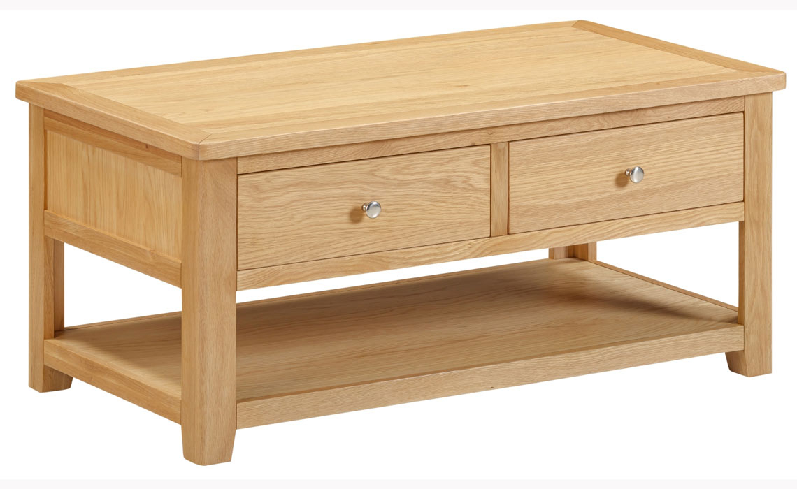 Bergen Coffee Table With Drawers