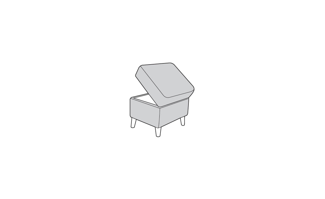 Molly Storage Footstool