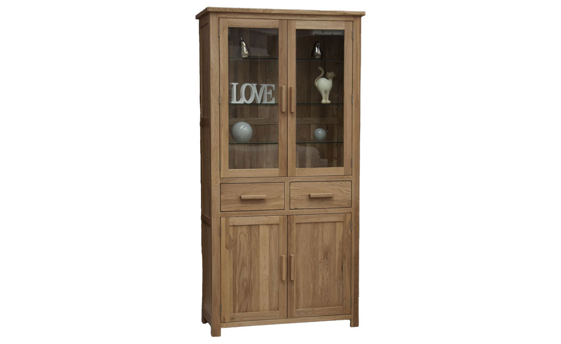 Toulouse Solid Oak 4 Drawer Library Unit